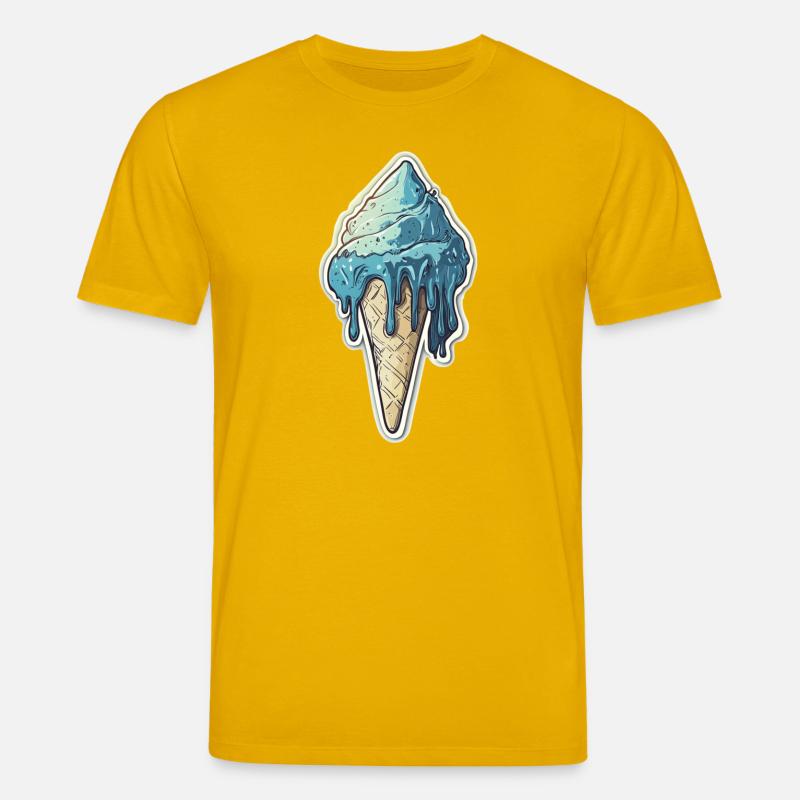 Eiscreme Eis - Stanley/Stella Unisex Bio-T-Shirt CREATOR  - Spektralgelb