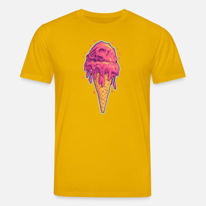 Eiscreme Eis - Stanley/Stella Unisex Bio-T-Shirt CREATOR  - Spektralgelb