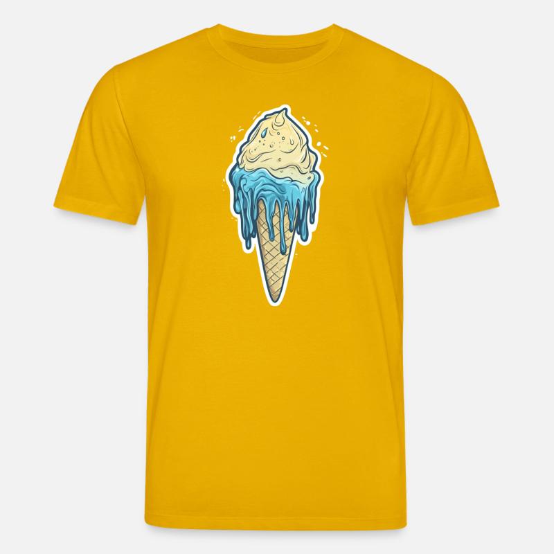 Eiscreme Eis - Stanley/Stella Unisex Bio-T-Shirt CREATOR - Spektralgelb