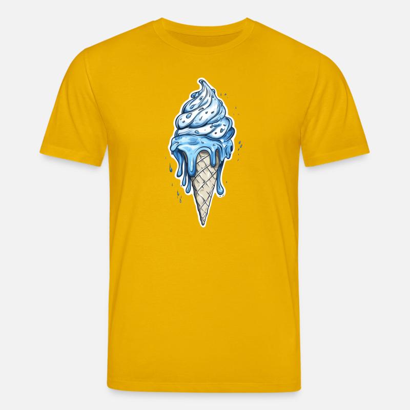 Eiscreme Eis - Stanley/Stella Unisex Bio-T-Shirt CREATOR  - Spektralgelb