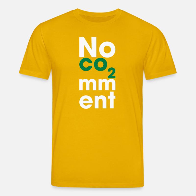 No CO2 Comment – Saubere Energie Statement - Stanley/Stella Unisex Bio-T-Shirt CREATOR  - Spektralgelb