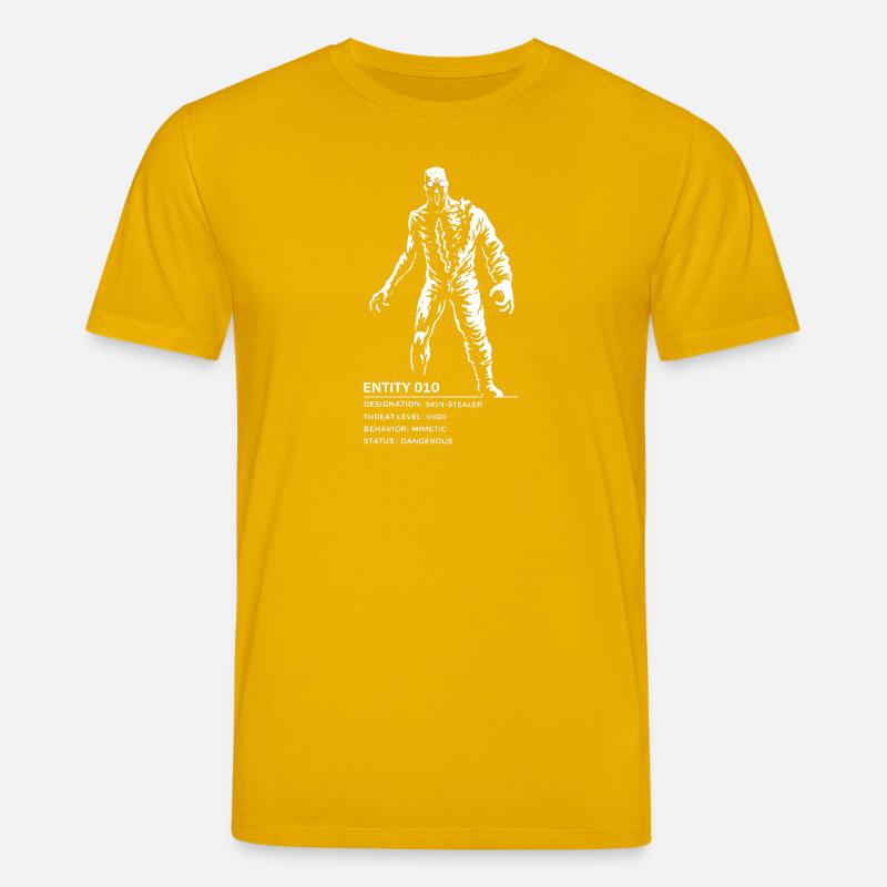 Backrooms Entity 010 white - Stanley/Stella Unisex Bio-T-Shirt CREATOR  - Spektralgelb
