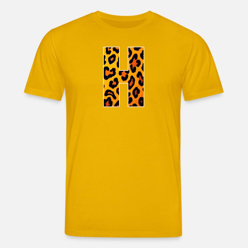 Leopard Print HForm - Stanley/Stella Unisex Bio-T-Shirt CREATOR  - Spektralgelb