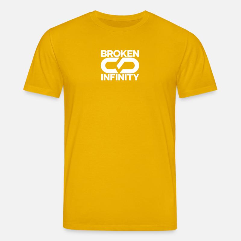 broken_infinity_white - Stanley/Stella Unisex Bio-T-Shirt CREATOR  - Spektralgelb