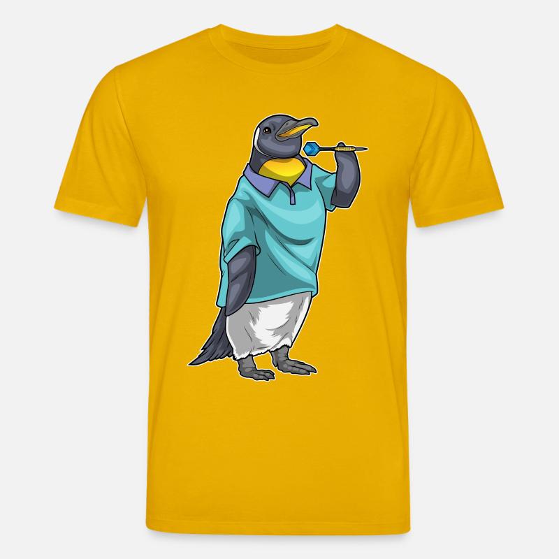 Pinguin Dart Dartpfeil - Stanley/Stella Unisex Bio-T-Shirt CREATOR  - Spektralgelb