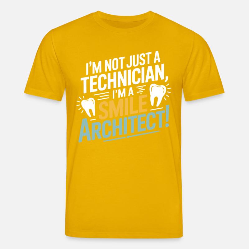 Zahntechniker Einzelkrone - Stanley/Stella Unisex Bio-T-Shirt CREATOR - Spektralgelb