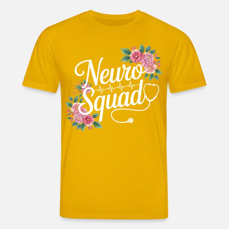 Neuro Squad Florale Medics - Stanley/Stella Unisex Bio-T-Shirt CREATOR  - Spektralgelb