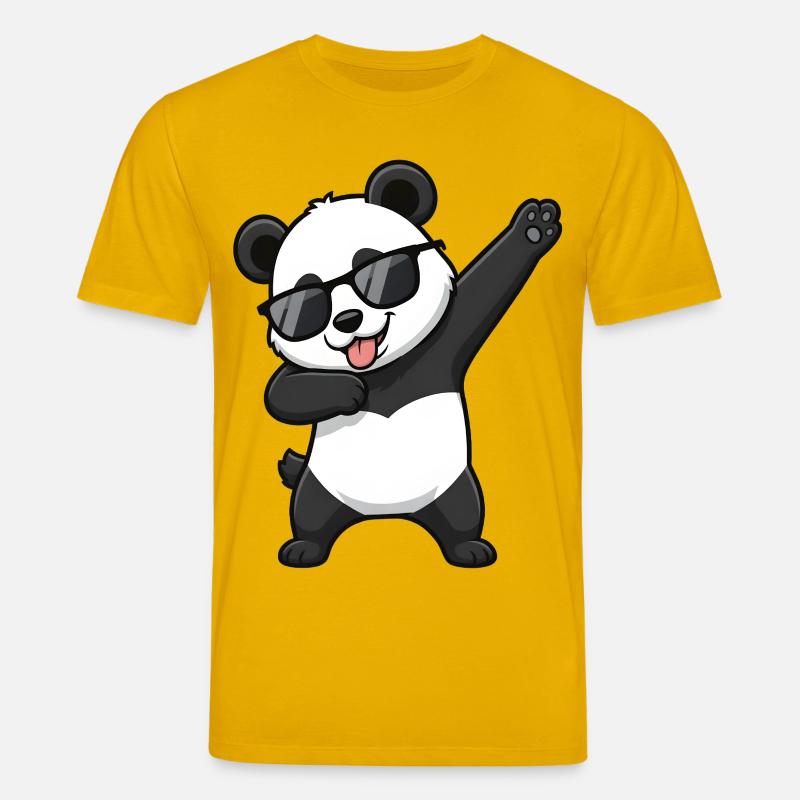 Dabbing Panda - Stanley/Stella Unisex Bio-T-Shirt CREATOR - Spektralgelb