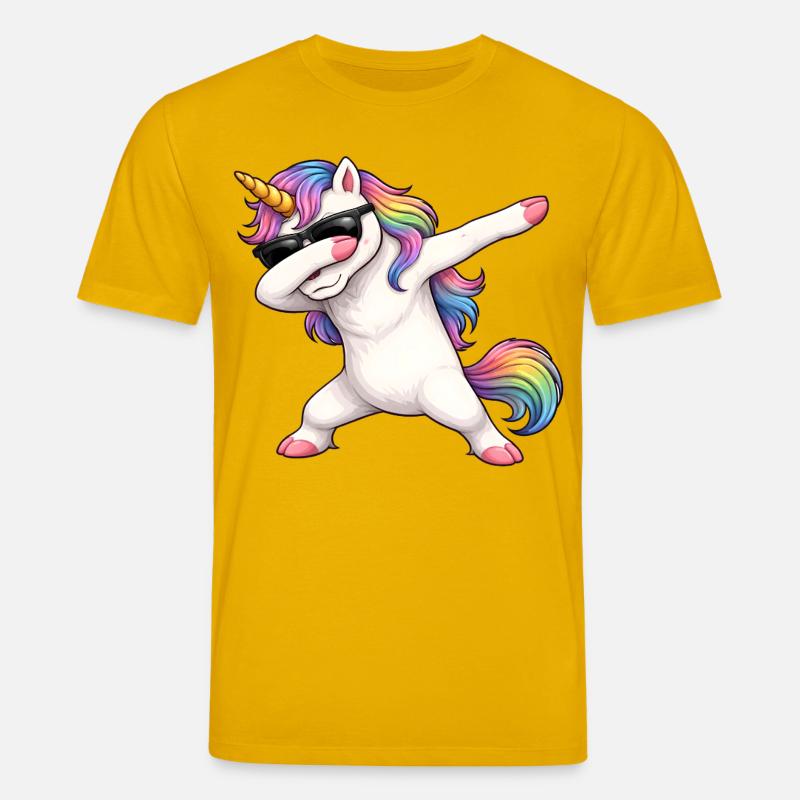 Dabbing Licorne - T-shirt bio CREATOR Stanley/Stella Unisexe - jaune spectre