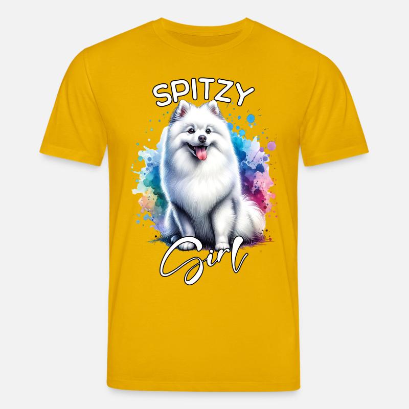 Spitz Mädchen Spitz - Stanley/Stella Unisex Bio-T-Shirt CREATOR  - Spektralgelb