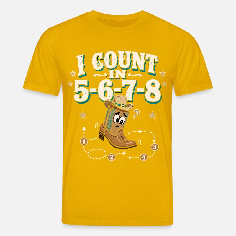 Compte 5-6-7-8 - T-shirt bio CREATOR Stanley/Stella Unisexe - jaune spectre