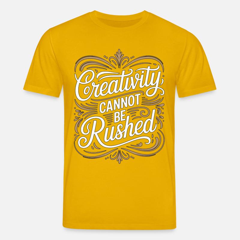Graphic Designer Creativity Cannot Visual Artist - Stanley/Stella Unisex Bio-T-Shirt CREATOR  - Spektralgelb