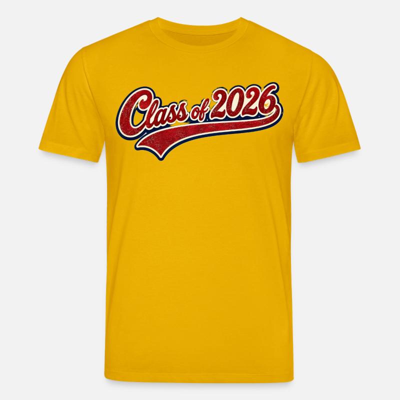 Class 2026 Retro Script - Stanley/Stella CREATOR Unisex Organic T-Shirt - spectra yellow
