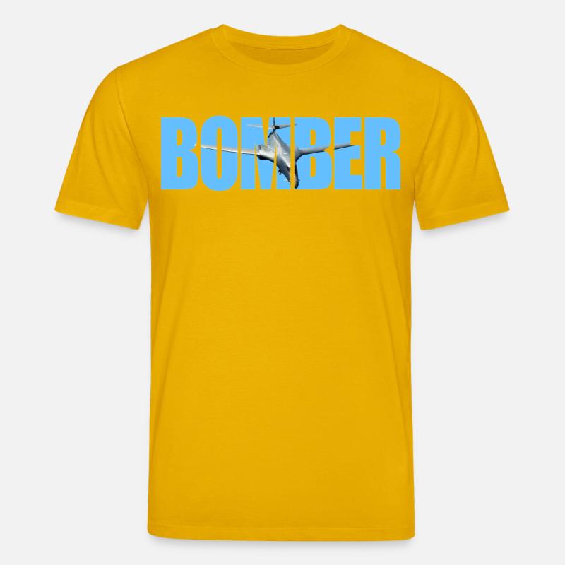 Bomber B-1B Lancer - Stanley/Stella Unisex Bio-T-Shirt CREATOR  - Spektralgelb