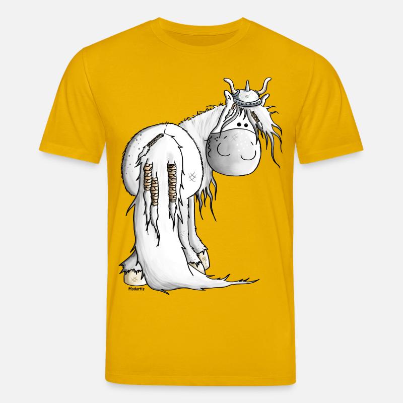 Wikinger Isländer - Pferd - Stanley/Stella Unisex Bio-T-Shirt CREATOR  - Spektralgelb