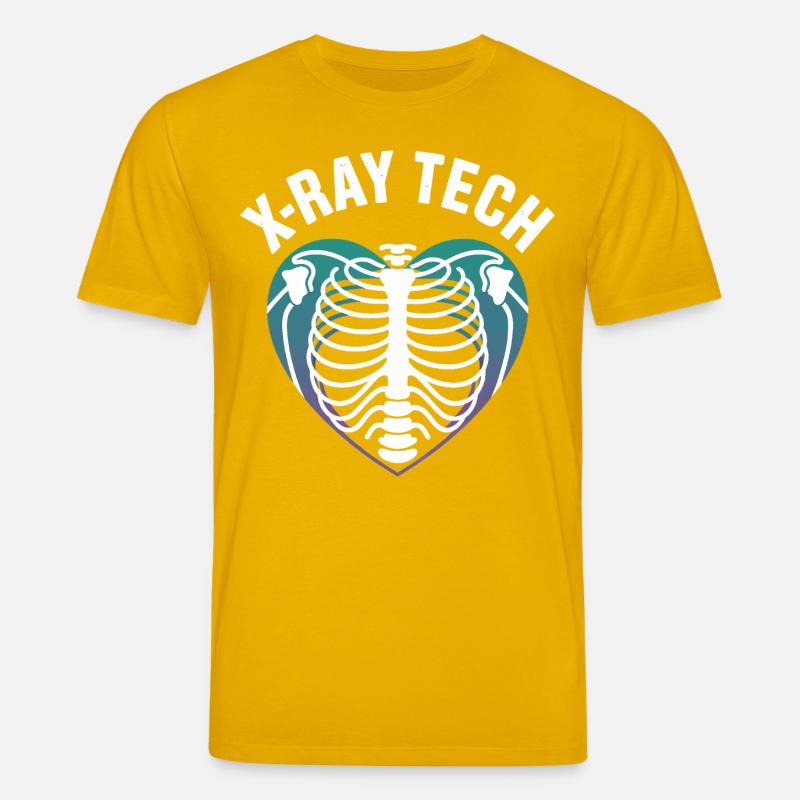 X-Ray Tech Herzröntgen Print - Stanley/Stella Unisex Bio-T-Shirt CREATOR  - Spektralgelb