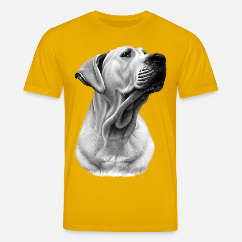 Stolzer Labrador blond - Stanley/Stella Unisex Bio-T-Shirt CREATOR - Spektralgelb