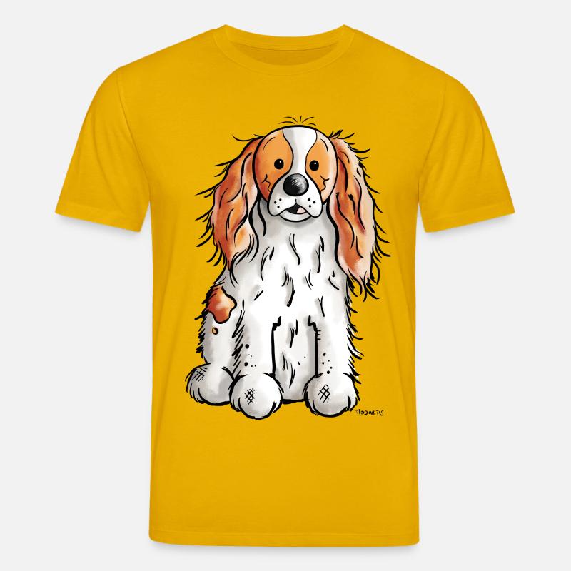 Cavalier King Charles Spaniel - Stanley/Stella Unisex Bio-T-Shirt CREATOR  - Spektralgelb