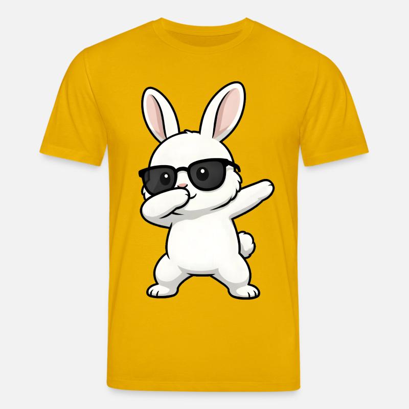 Lapin à dabber - T-shirt bio CREATOR Stanley/Stella Unisexe - jaune spectre