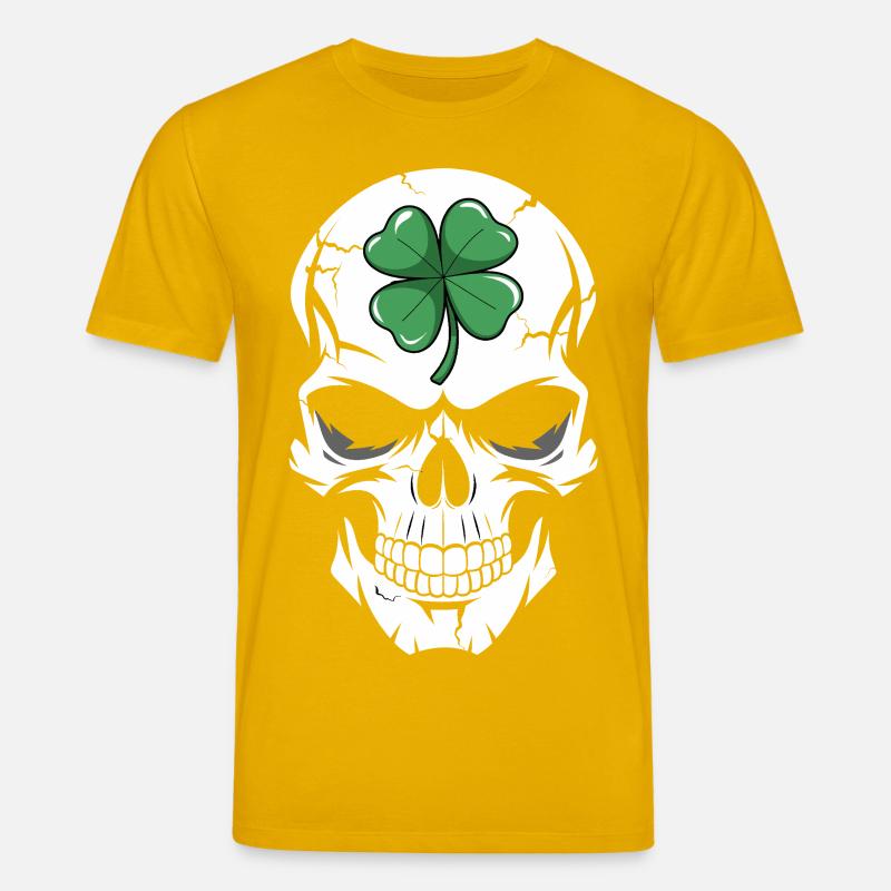 Fusion du crâne de trèfle - T-shirt bio CREATOR Stanley/Stella Unisexe - jaune spectre