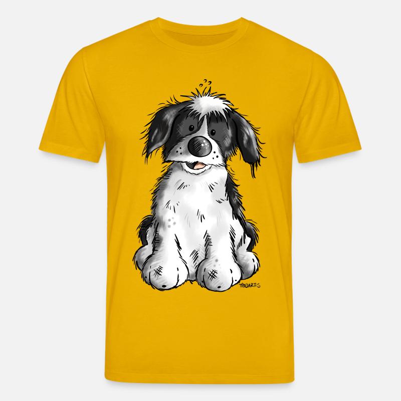 Da sitzt ein Havaneser - Stanley/Stella Unisex Bio-T-Shirt CREATOR  - Spektralgelb