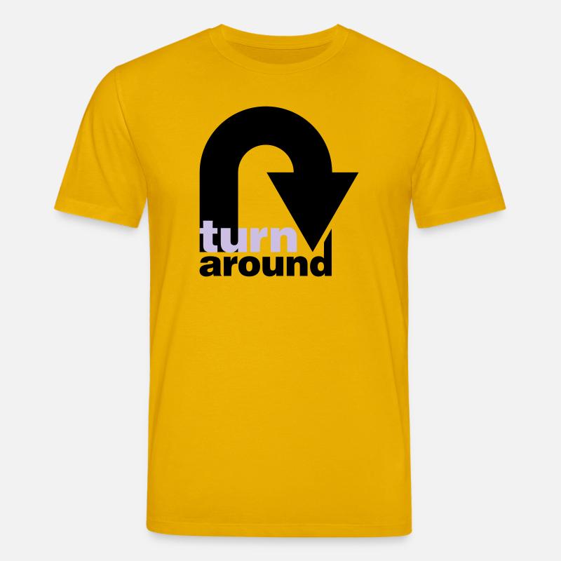 turn around - Stanley/Stella Unisex Bio-T-Shirt CREATOR  - Spektralgelb