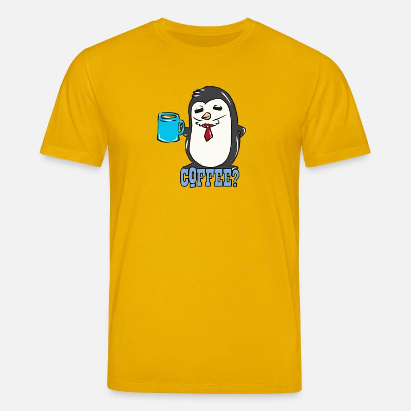 Pinguin - Stanley/Stella Unisex Bio-T-Shirt CREATOR  - Spektralgelb