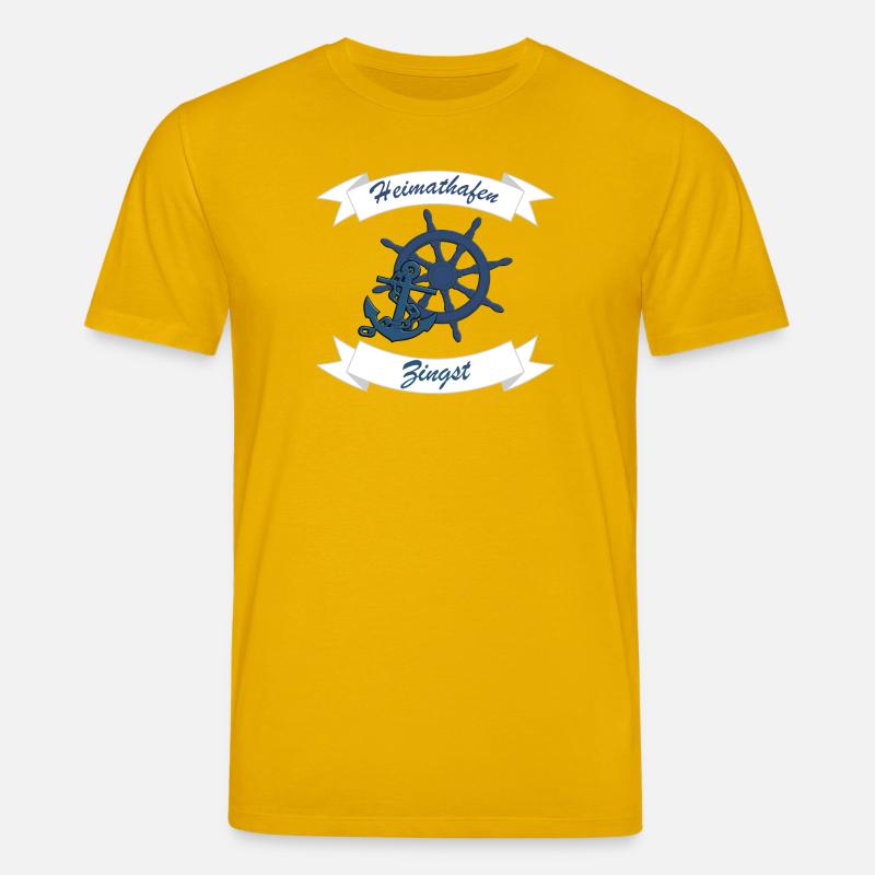 Heimathafen Zingst - Ostsee Darss Geschenk - Stanley/Stella Unisex Bio-T-Shirt CREATOR - Spektralgelb