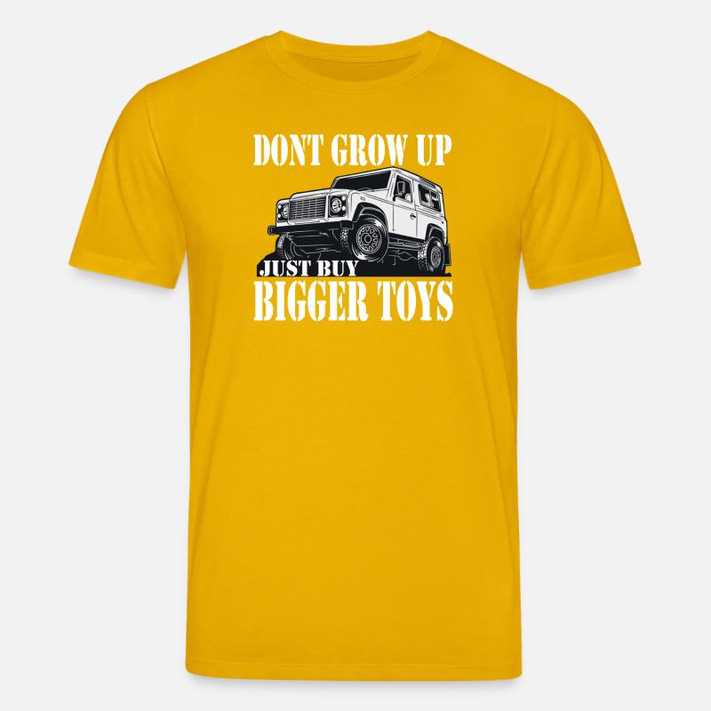 Defender Land-Rover Geschenk Gift - Stanley/Stella Unisex Bio-T-Shirt CREATOR  - Spektralgelb