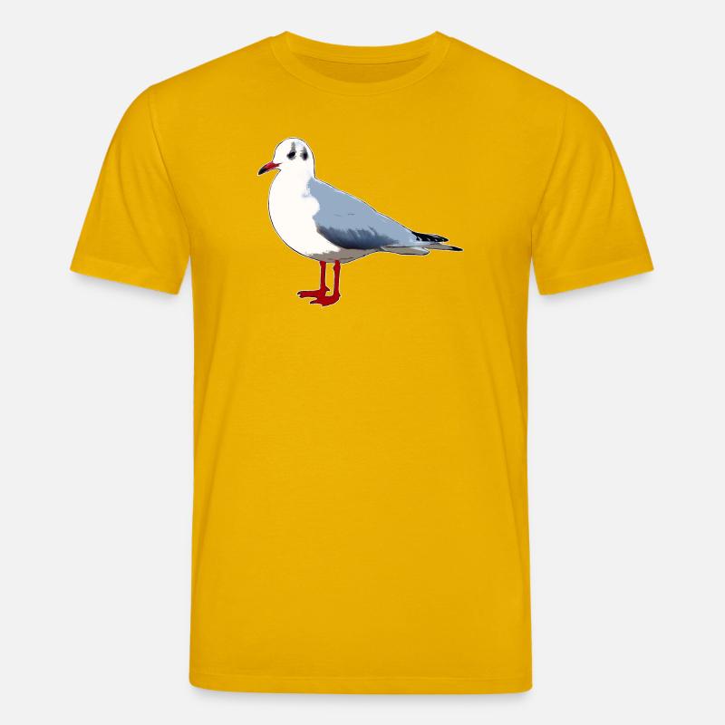 Möwe - Stanley/Stella Unisex Bio-T-Shirt CREATOR  - Spektralgelb