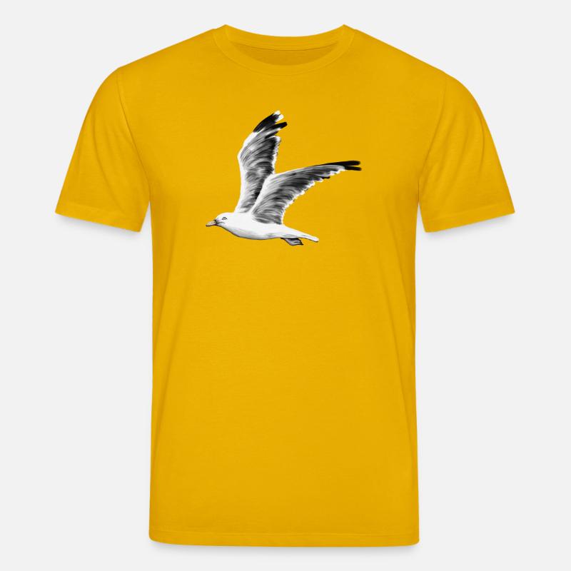 Möwe - Stanley/Stella Unisex Bio-T-Shirt CREATOR  - Spektralgelb