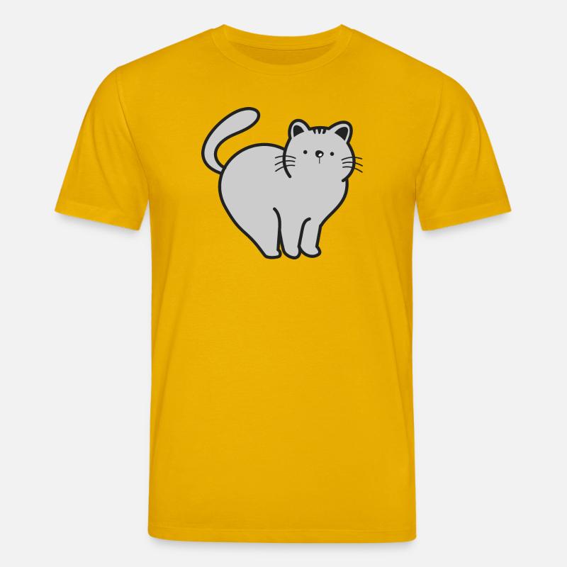 Katze Katzen - Stanley/Stella Unisex Bio-T-Shirt CREATOR - Spektralgelb