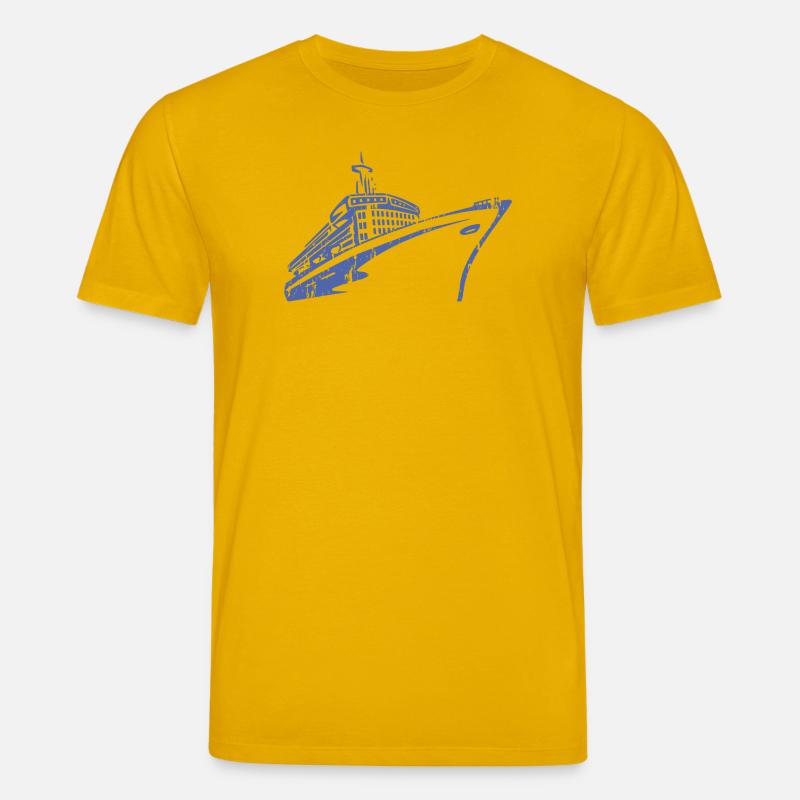 Kreuzfahrtschiff Kreuzfahrt Schiff Luxus - Stanley/Stella Unisex Bio-T-Shirt CREATOR  - Spektralgelb