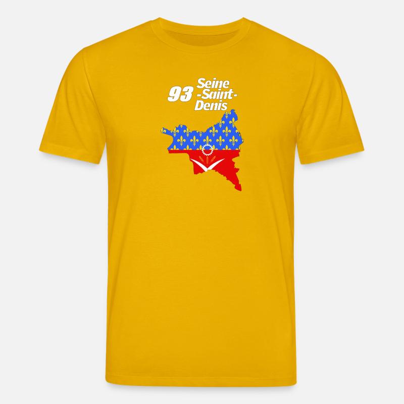 Seine Saint-Denis - Stanley/Stella Unisex Bio-T-Shirt CREATOR  - Spektralgelb