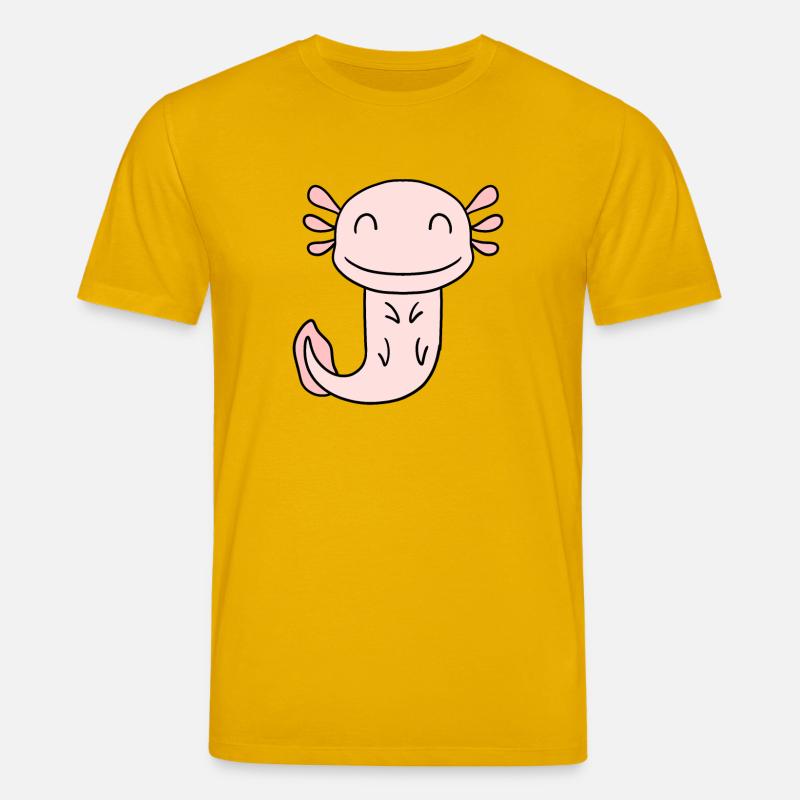 Axolotl - Stanley/Stella Unisex Bio-T-Shirt CREATOR  - Spektralgelb