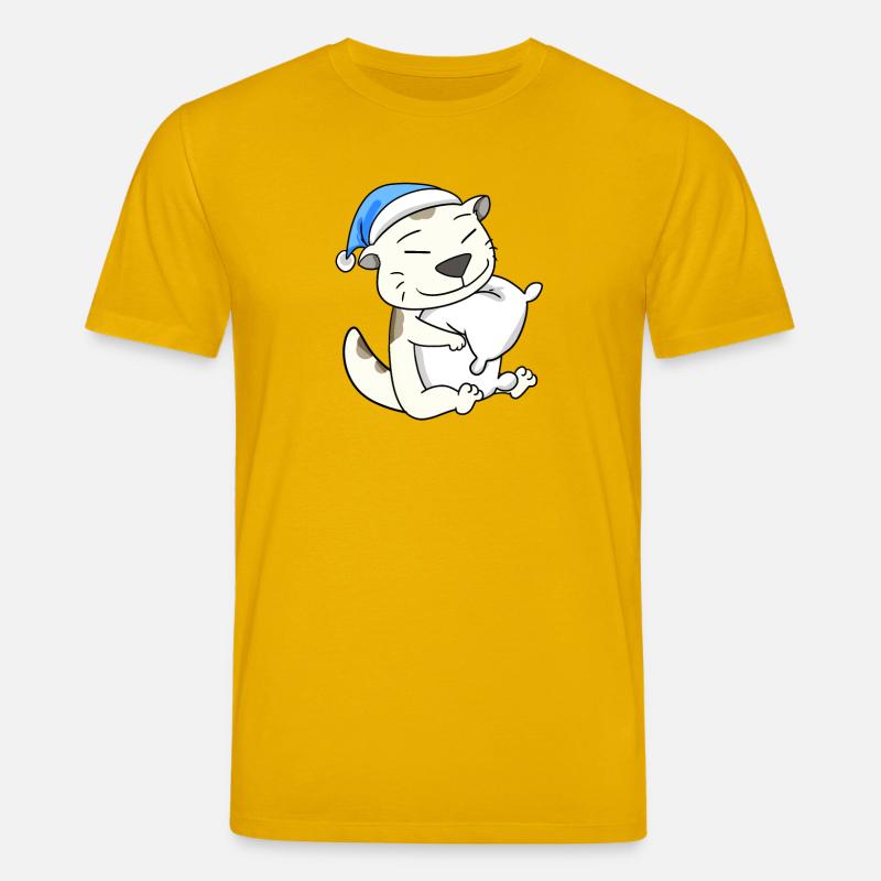 Cat cat breed Devon Rex - Stanley/Stella CREATOR Unisex Organic T-Shirt - spectra yellow