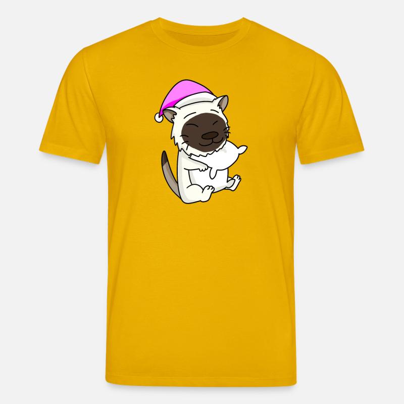 Katze Katzenrasse Birma - Stanley/Stella Unisex Bio-T-Shirt CREATOR  - Spektralgelb