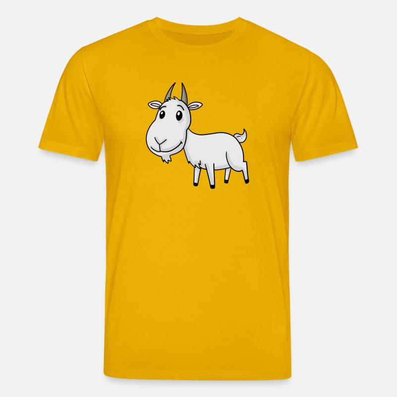Ziege Niedlich - Stanley/Stella Unisex Bio-T-Shirt CREATOR - Spektralgelb