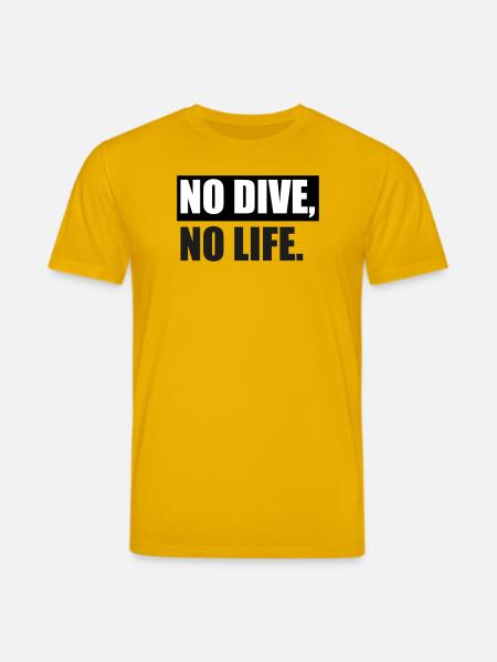 NO DIVE, NO LIFE. - Stanley/Stella Unisex Bio-T-Shirt CREATOR - Spektralgelb