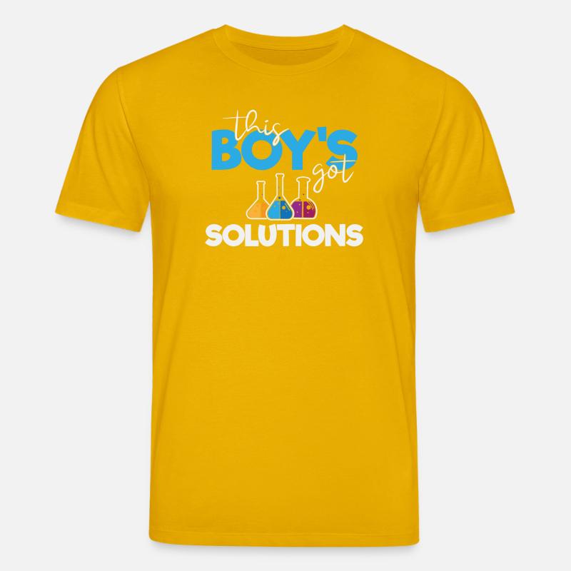 Ce garçon a des solutions - T-shirt bio CREATOR Stanley/Stella Unisexe - jaune spectre