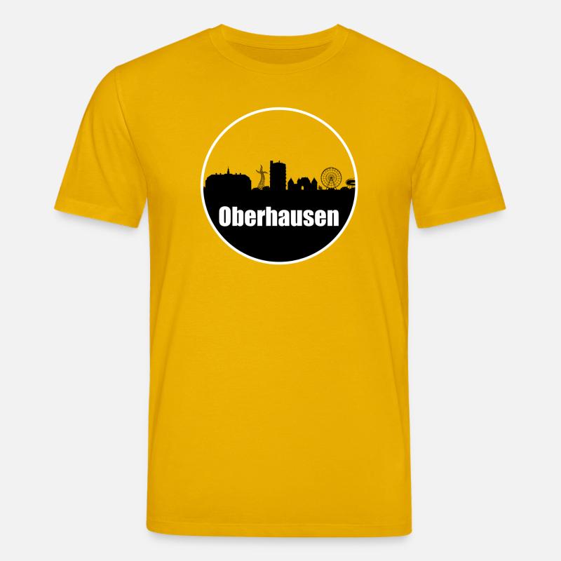 Oberhasuen Transparenz Skyline - Stanley/Stella Unisex Bio-T-Shirt CREATOR  - Spektralgelb