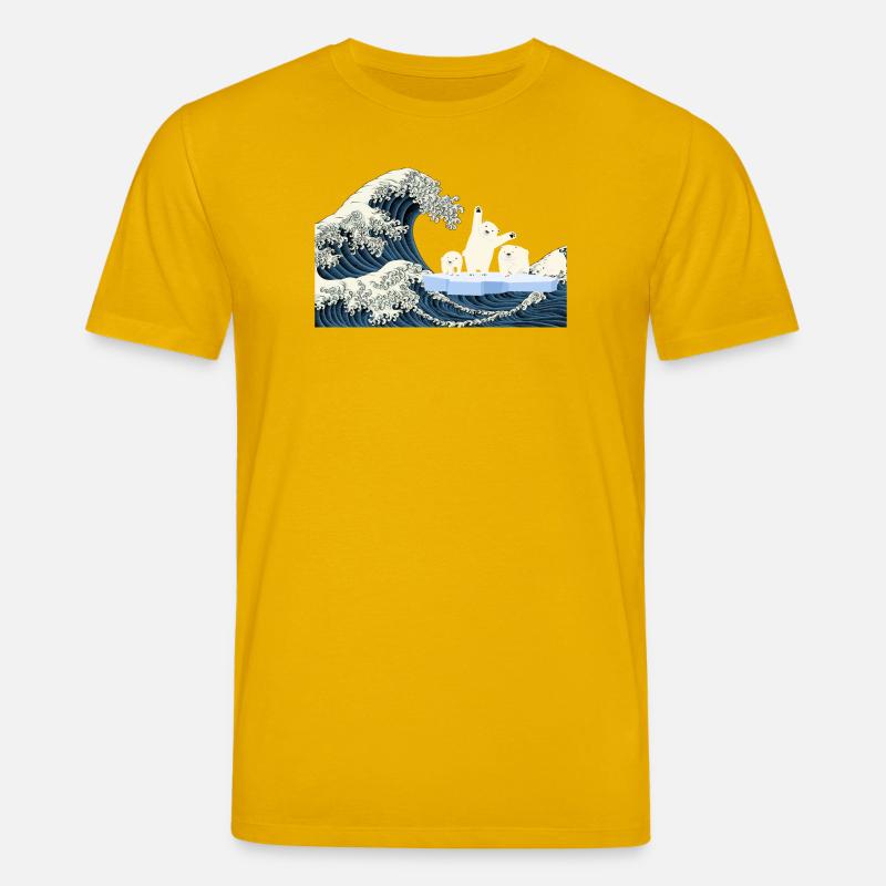 Help Eisbären T-Shirt - Stanley/Stella Unisex Bio-T-Shirt CREATOR  - Spektralgelb