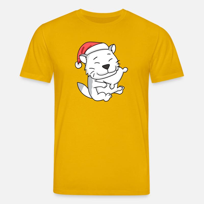 Chat Mignon Burmilla Fatigué Noël - T-shirt bio CREATOR Stanley/Stella Unisexe - jaune spectre
