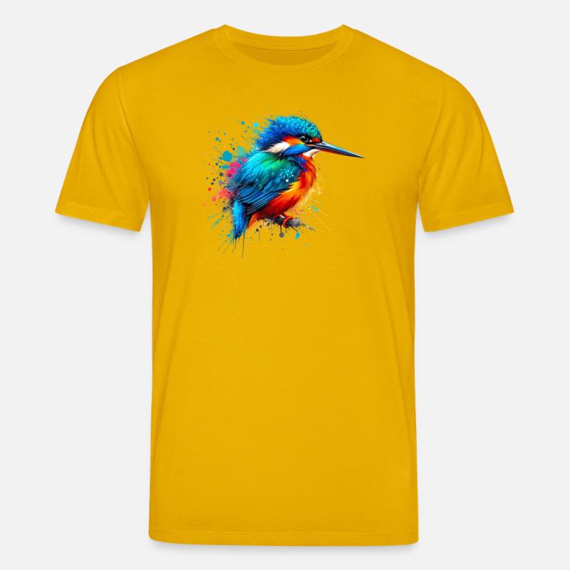 Eisvogel - Stanley/Stella Unisex Bio-T-Shirt CREATOR  - Spektralgelb