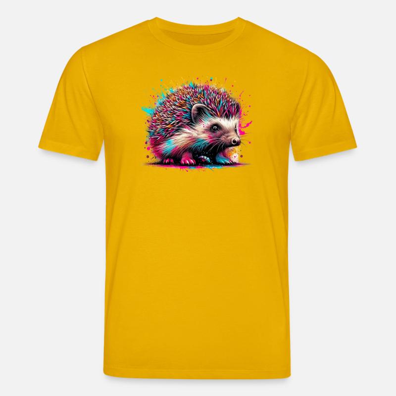 Igel - Stanley/Stella Unisex Bio-T-Shirt CREATOR  - Spektralgelb