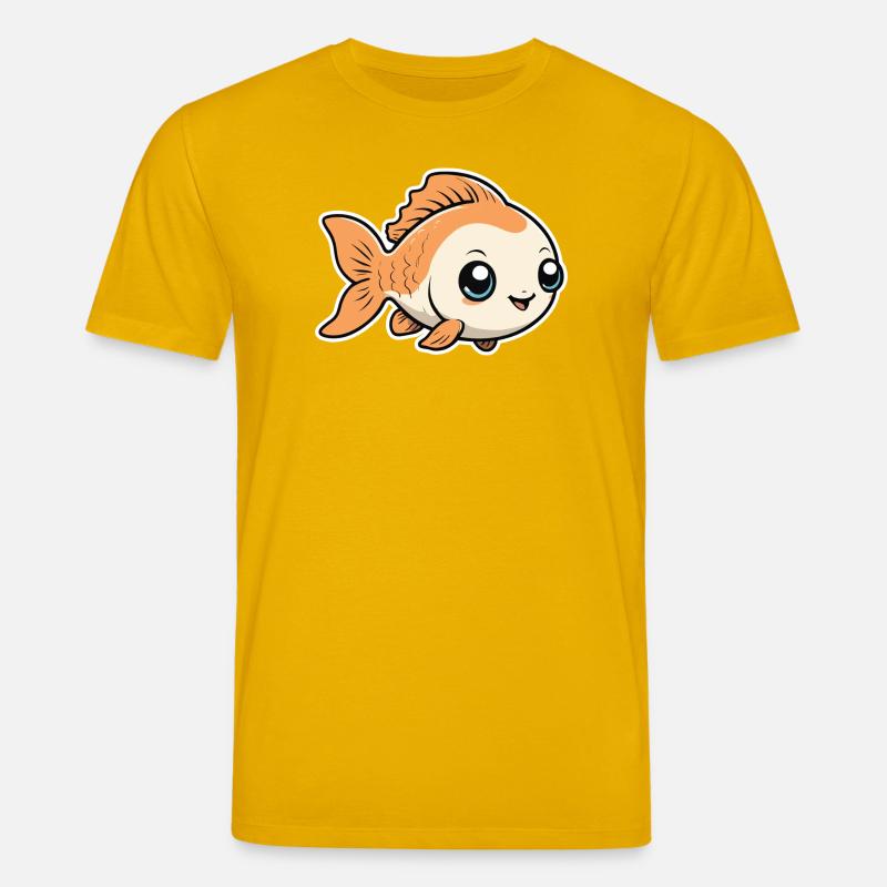 Petit Mignon Bébé Poisson Poisson - T-shirt bio CREATOR Stanley/Stella Unisexe - jaune spectre