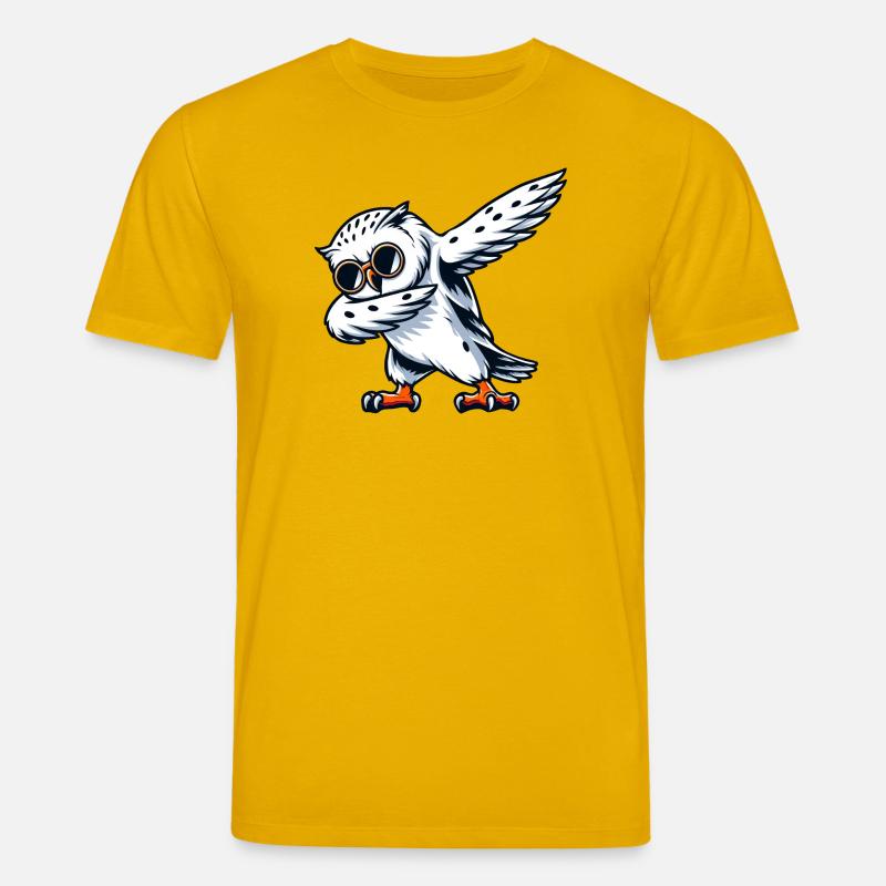 Coole Schneeeule Dabbing Pose - Stanley/Stella Unisex Bio-T-Shirt CREATOR  - Spektralgelb