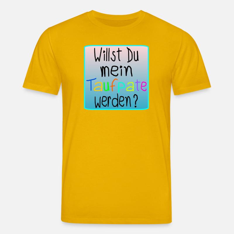 BABY TAUFE - TAUFPATE WERDEN - Stanley/Stella Unisex Bio-T-Shirt CREATOR  - Spektralgelb