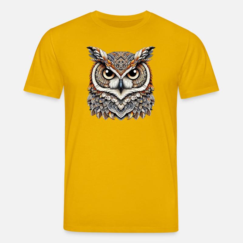 Eule - Stanley/Stella Unisex Bio-T-Shirt CREATOR - Spektralgelb