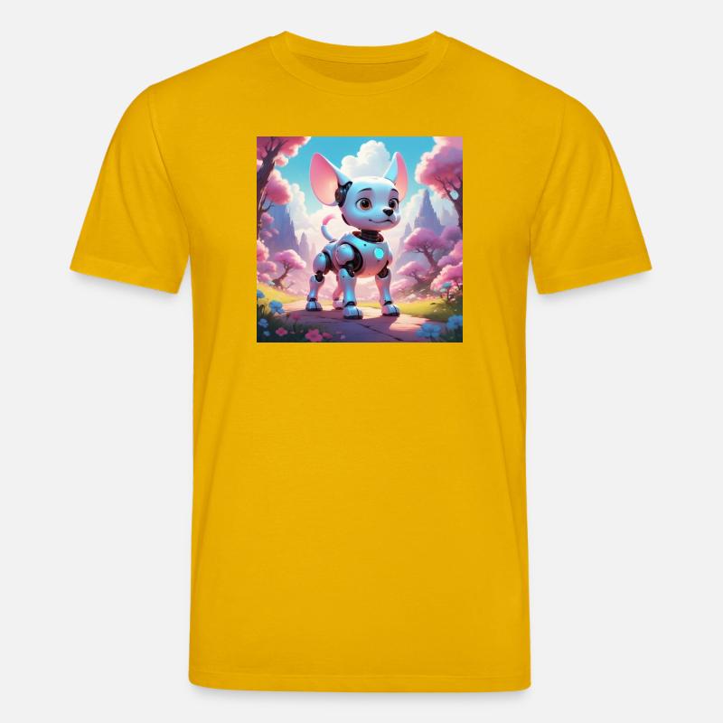 Robodog - Stanley/Stella Unisex Bio-T-Shirt CREATOR  - Spektralgelb